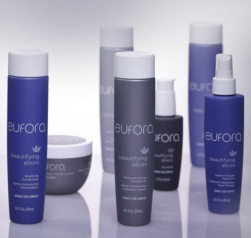 Eufora hair care features a line of Beautifying Elixirs. Eufora formulations harness the power of more than 100 unique plant and flower extracts, essential oils, vitamins and natural aromas. Add a dash of innovative technology, and Eufora elevates botanical science above the crowd… delivering red carpet ready product performance.